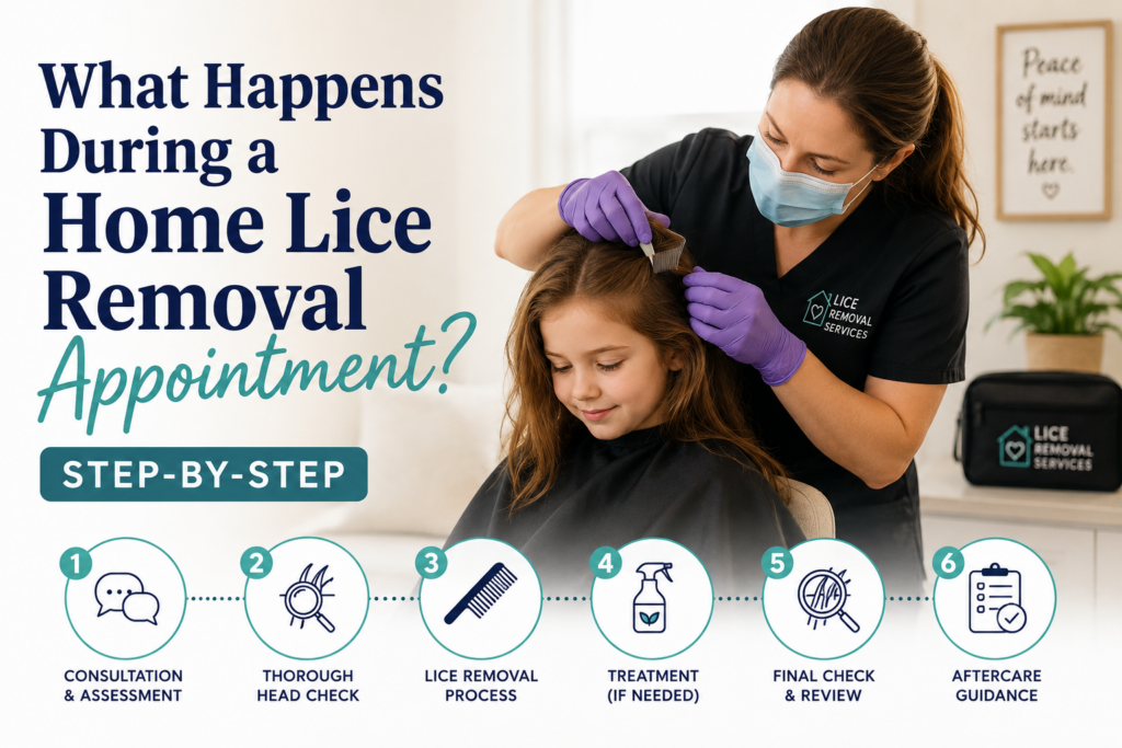 What Happens During a Home Lice Removal Appointment Step-by-Step