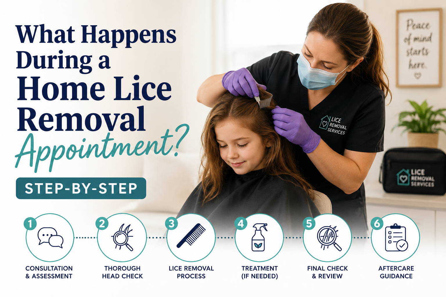 What Happens During a Home Lice Removal Appointment Step-by-Step