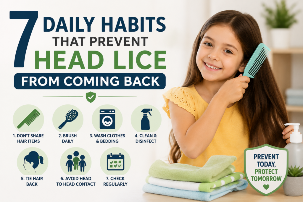 7 Daily Habits That Prevent Head Lice from Coming Back