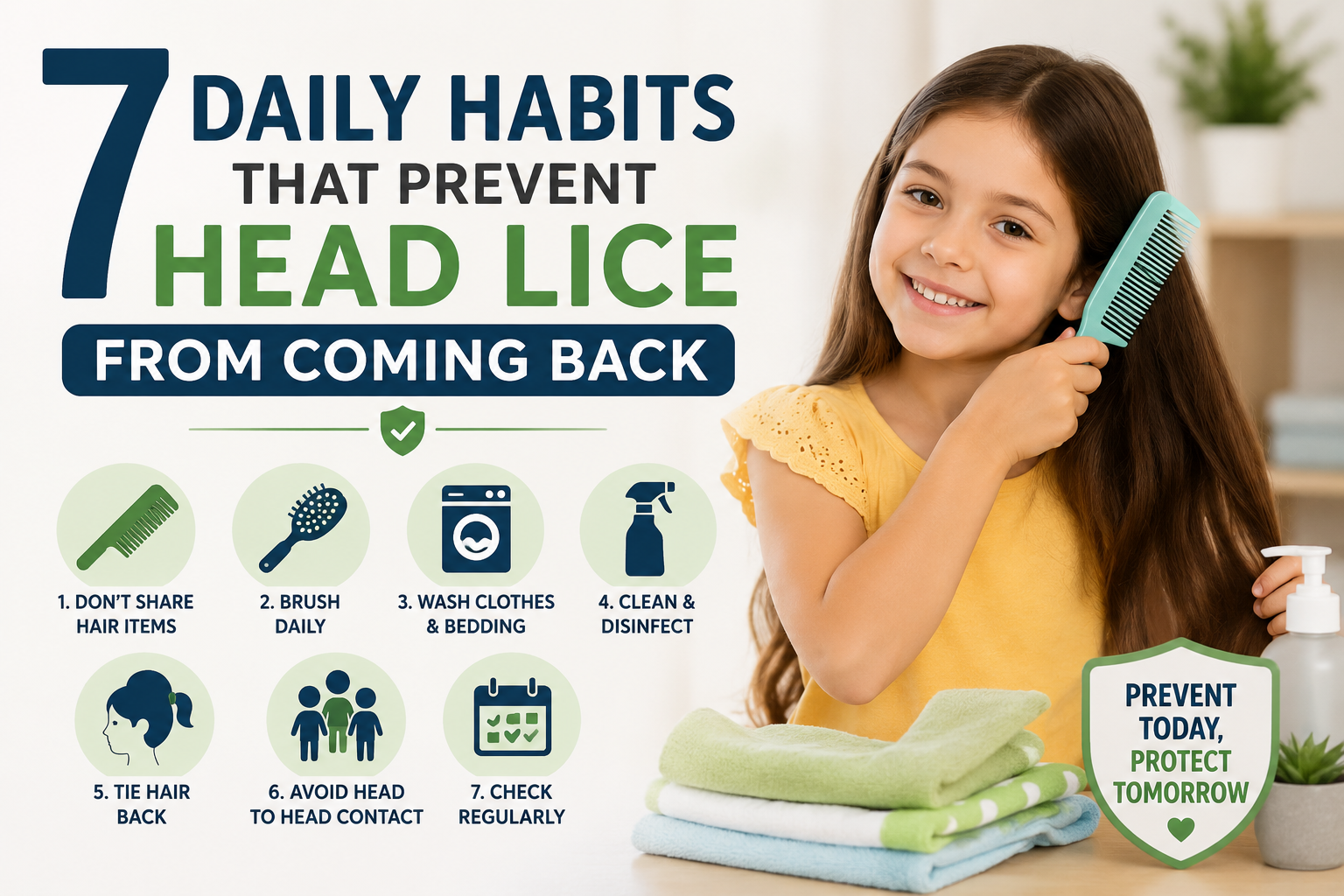 7 Daily Habits That Prevent Head Lice from Coming Back